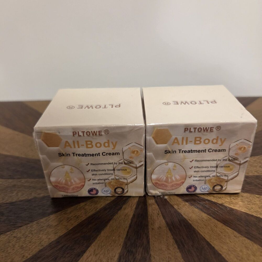 PLTOWE All-Body Skin Treatment Cream Bee Venom Fine Line Wrinkle 1.69 Oz Lot Of2 - Picture 3 of 7